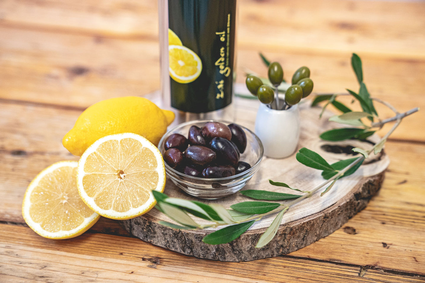 Olivenöl Extra Nativ - 1L mit Zitrone 🍋 frisch und fruchtig